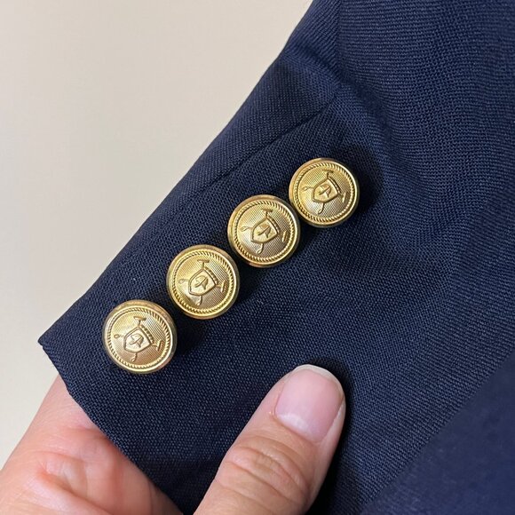 Ralph Lauren Polo University Club Gold Button Sport Coat Blazer - Men's Size 40 - Picture 4 of 13